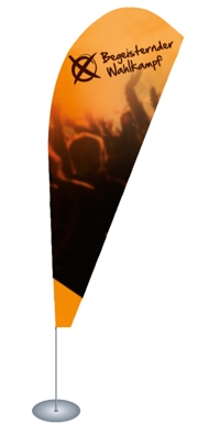 Beachflags - Begeisternder-Wahlkampf.de