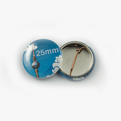 Button Ø 25 mm mit Nadel-Verschluss - Begeisternder-Wahlkampf.de