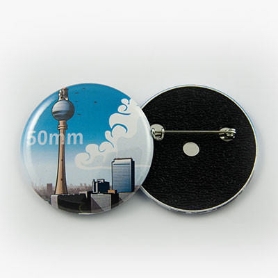 Button Ø 50 mm mit Nadel-Verschluss - Begeisternder-Wahlkampf.de