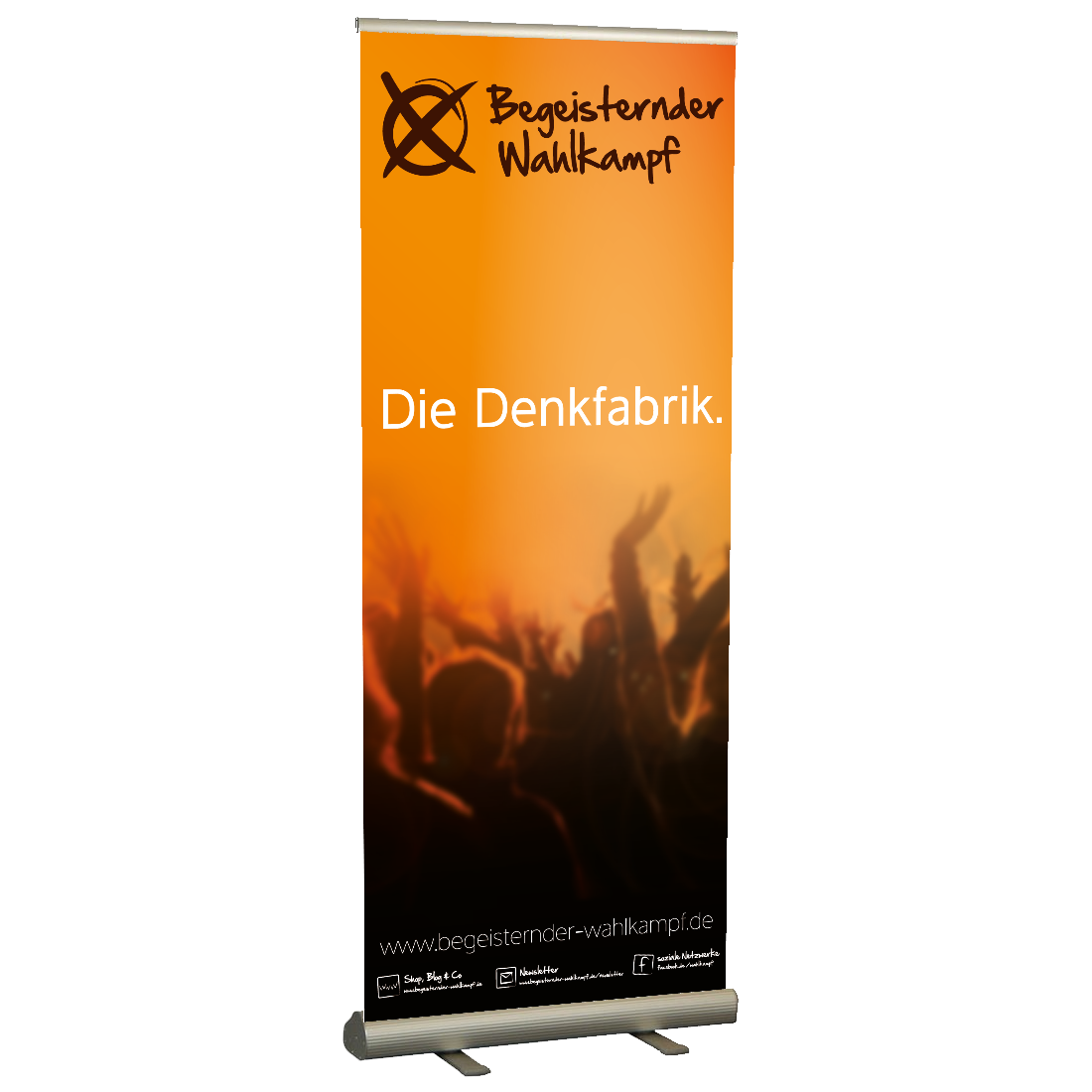 Rollup-Display - Begeisternder-Wahlkampf.de