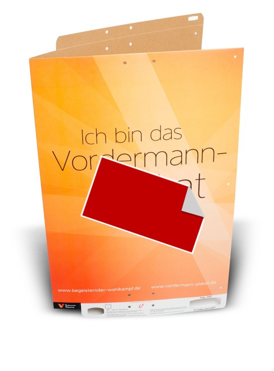 Störer rechteckig (selbstklebend)