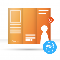 Layoutservice Flyer 6-seitig