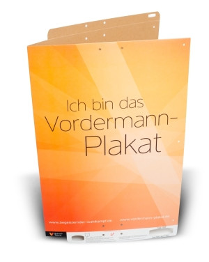 Vordermann-Plakate DIN A1 (Digitaldruck)